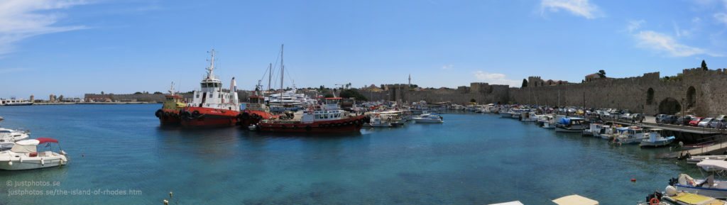 Harbor of Rhodos Panorama